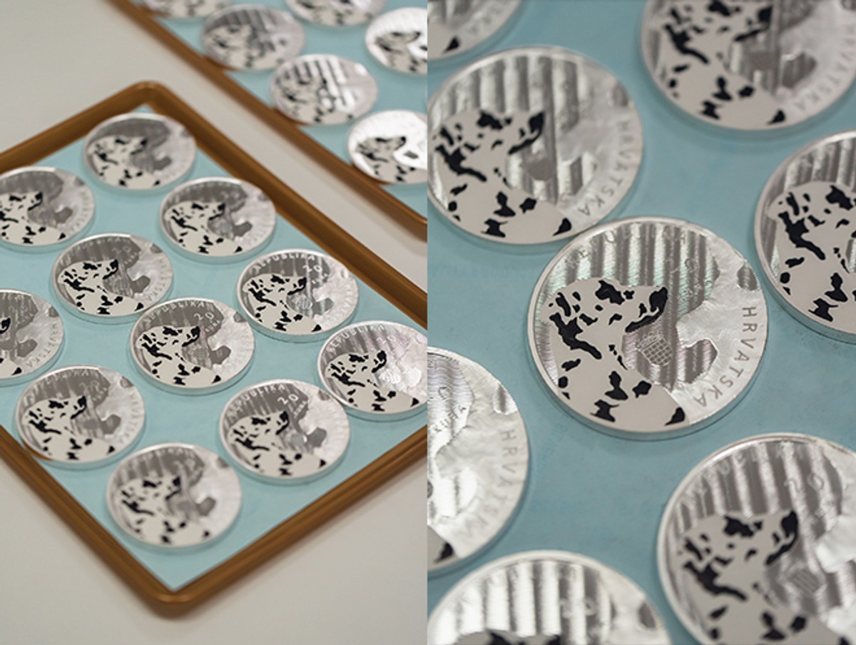 Dalmatinski pas na kovanicama dobio boju