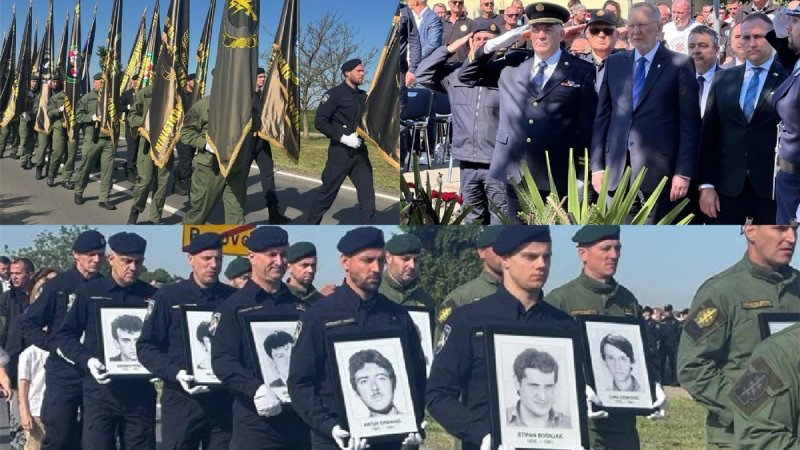 Ministar Božinović u Borovu: Ubojstvom 12 redarstvenika razbijena je svaka iluzija kakav će rat biti i koliku brutalnost sa sobom nosi agresor