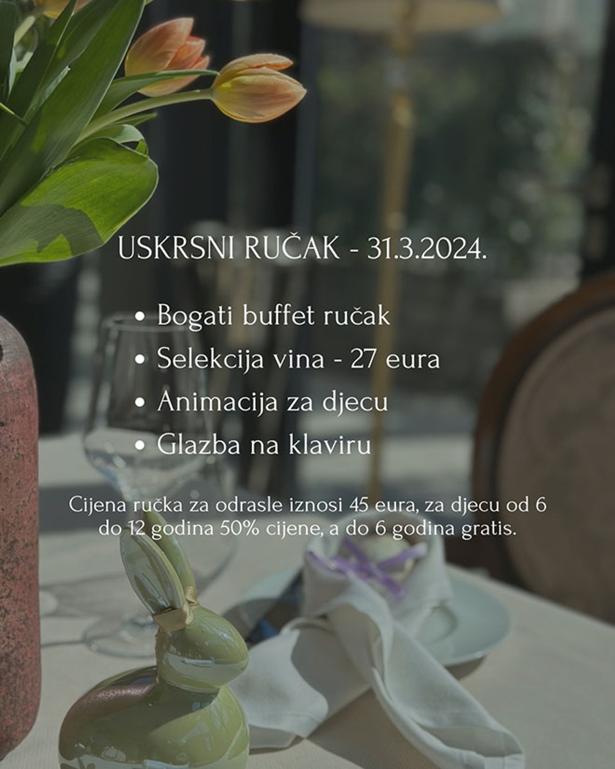 USKRS U HOTELU PARK Najbolje mjesto za druženje s obitelji i prijateljima