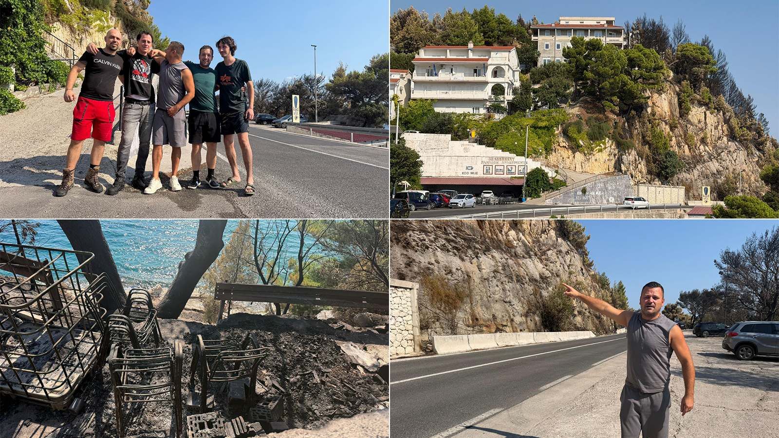 HRABRA SRCA: S ruba litice i okruženi plamenom obranili kuće od požara: 'Jedino nas je strah uhvatio kad nismo više vidjeli Marka...'
