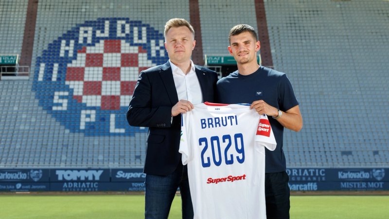 Etnik Brruti: 'Zaista sam sretan što ću i ja biti dijelom Hajduka'