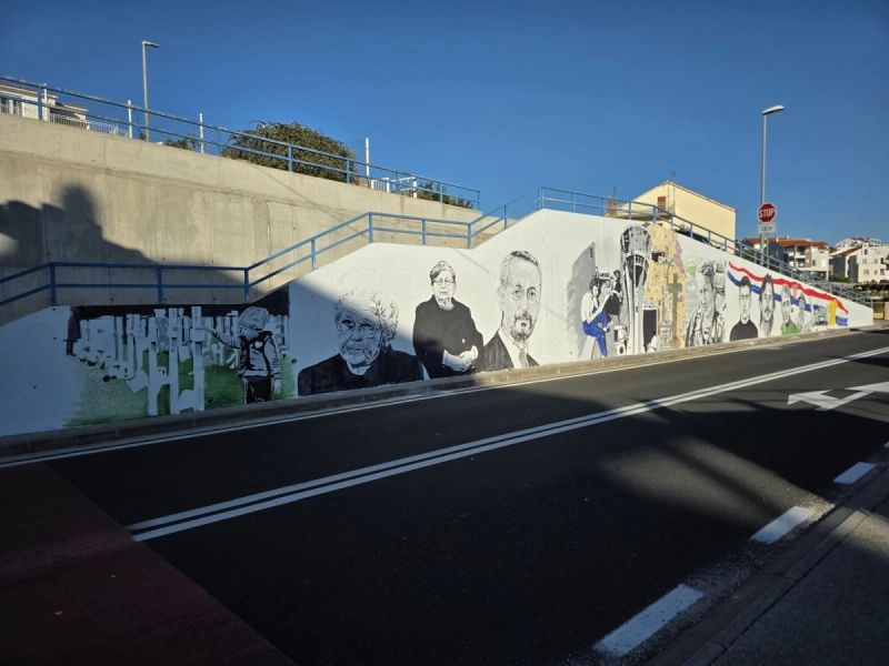 Torcida Primošten napravila mural u čast vukovarskim herojima, posebno je potresna sudbina jednog od njih