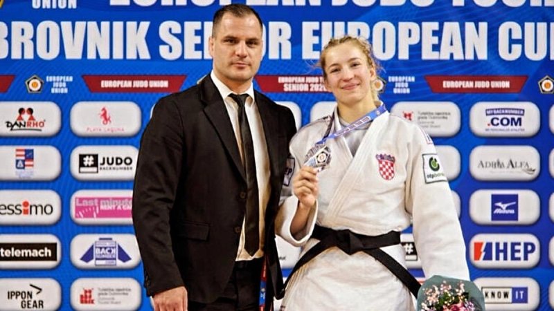 JUDO Nina Cvjetko osvojila srebro na Europskom kupu u Dubrovniku