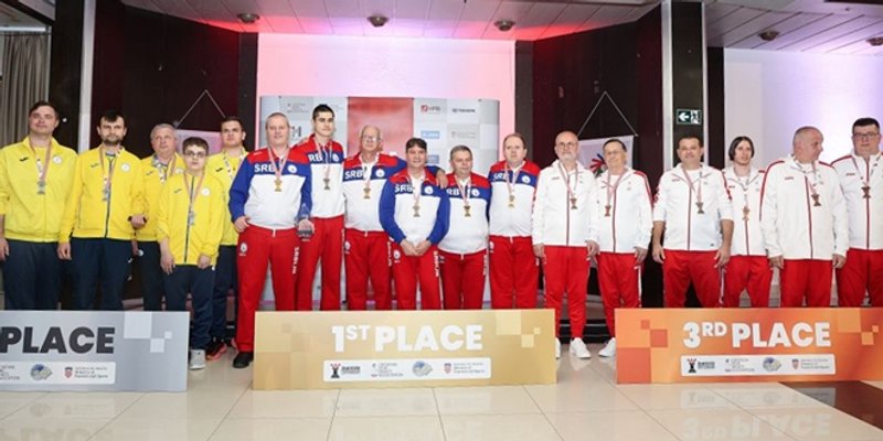ZAVRŠENO EUROPSKO EKIPNO PRVENSTVO U ŠAHU ZA GLUHE Hrvatskoj bronca u blitz kategoriji