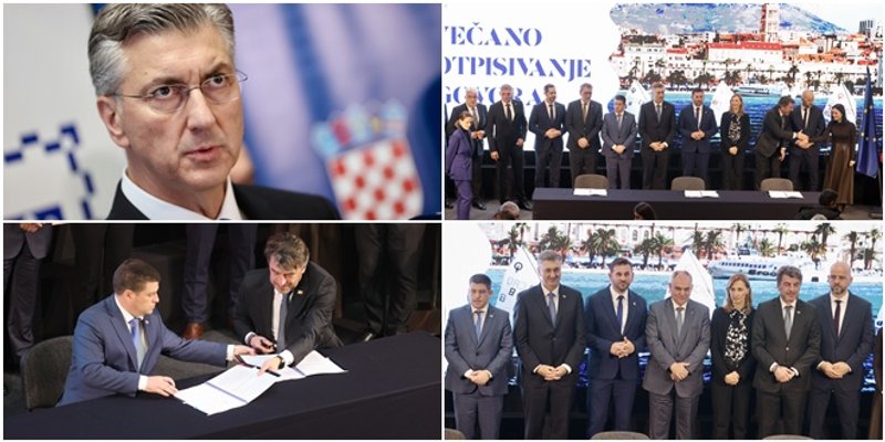 U Splitu potpisani ugovori vrijedni 376 milijuna eura: 'Ovo je potvrda da će se realizirati obilaznica Split-Omiš'