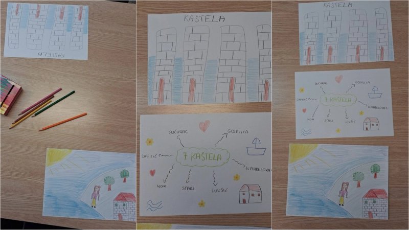 Djeca kroz radionicu upoznala priču o Sedam Kaštela