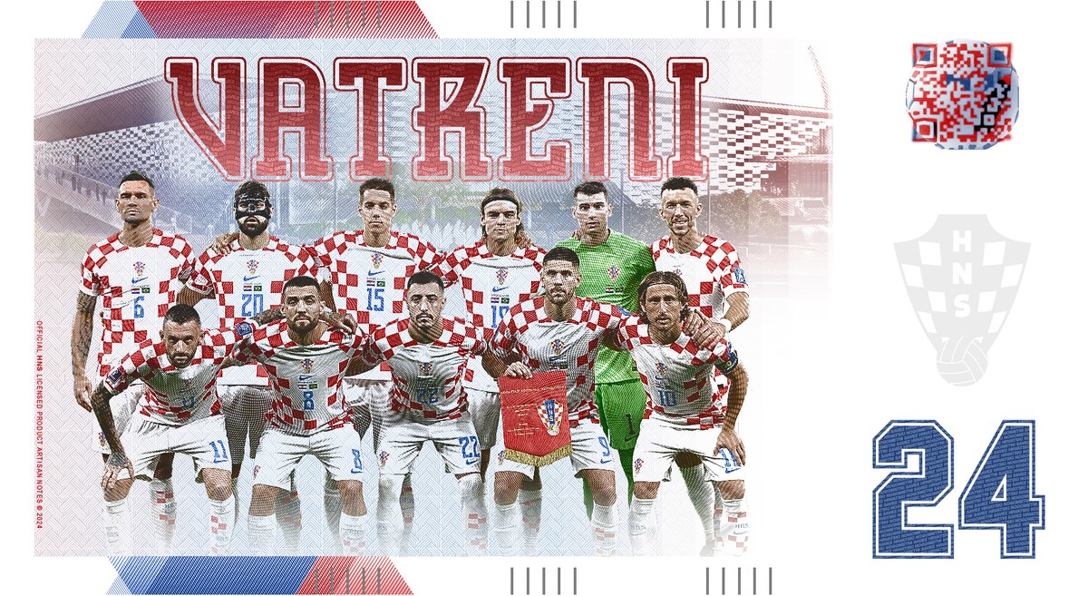 Jedinstvena suvenir novčanica s koje se smiješe Gvardiol, Modrić, Perišić i Kovačić pravi je hit!