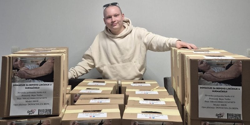 Humanost na Poljudu: Na utakmici Hajduk - Rijeka prikupljeni prilozi za mladog Bepa Vučka