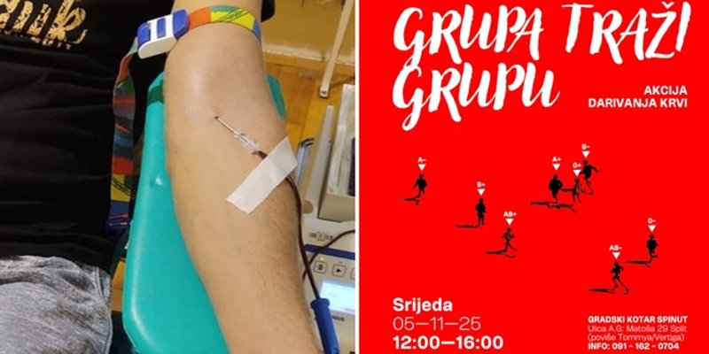 DARIVANJE KRVI: Ove srijede u prostorijama GK Spinut