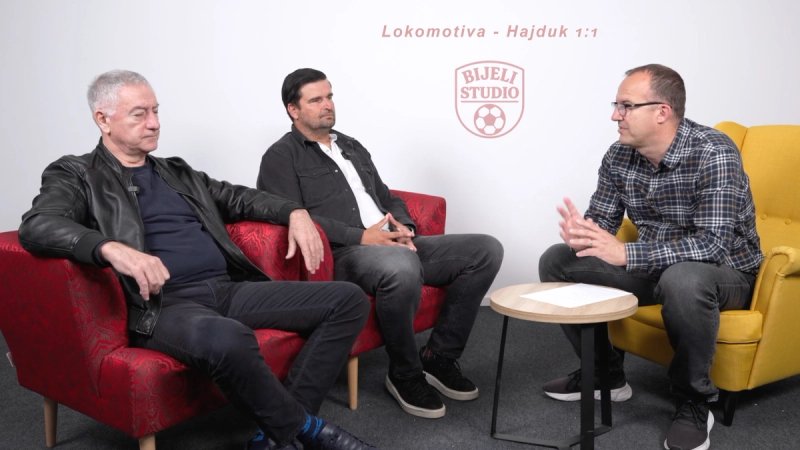 BIJELI STUDIO: Pogledajte analizu remija Hajduka i Lokomotive