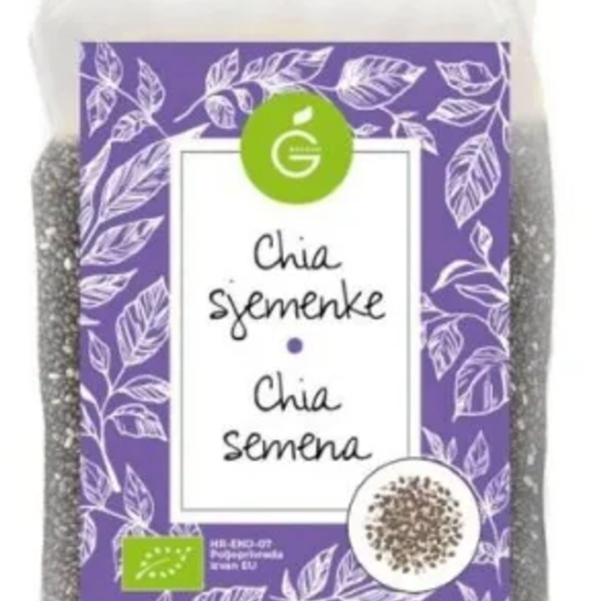Povučene chia sjemenke