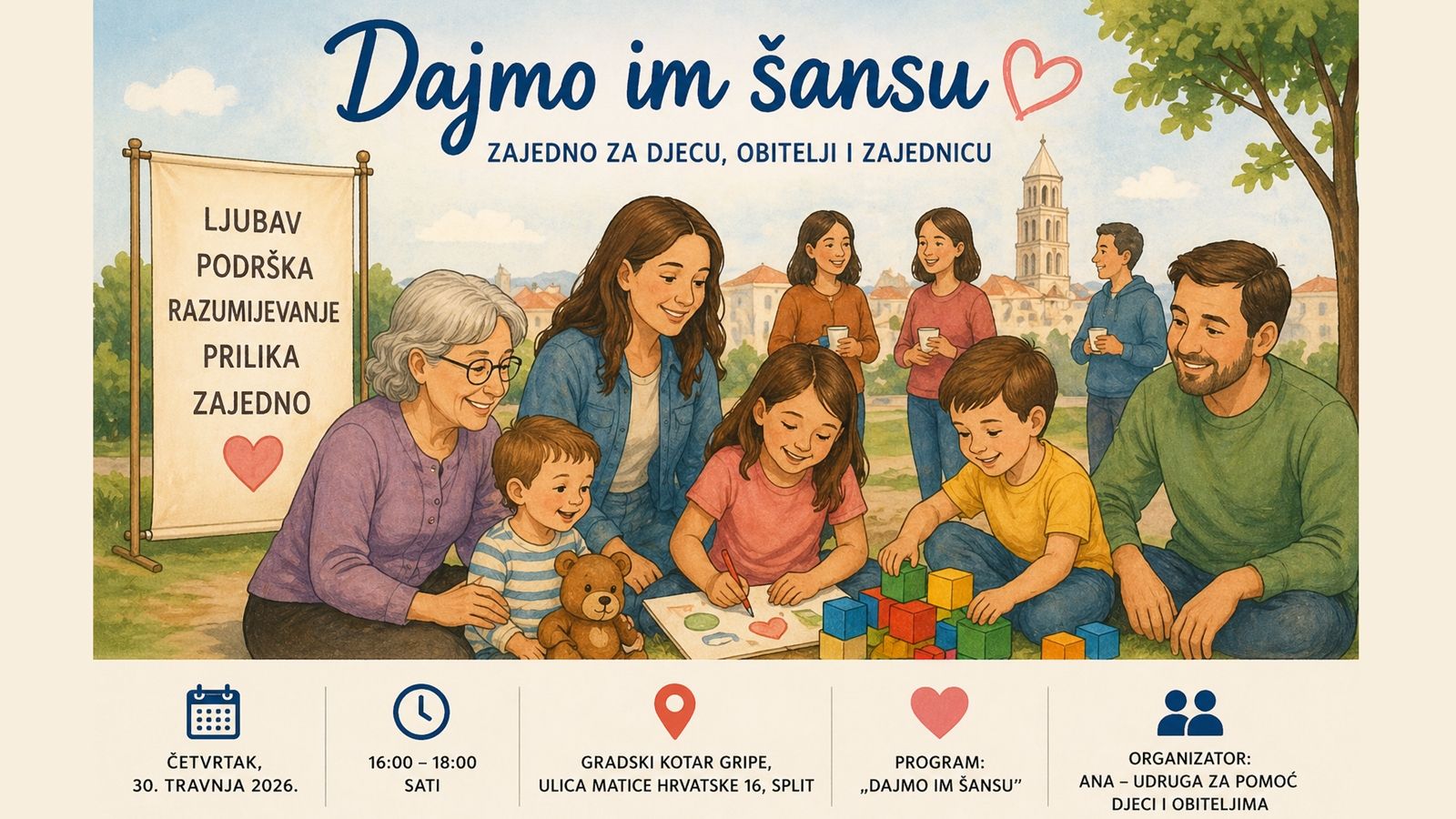 'DAJMO IM ŠANSU' Vidimo se 30. travnja na Gripama!