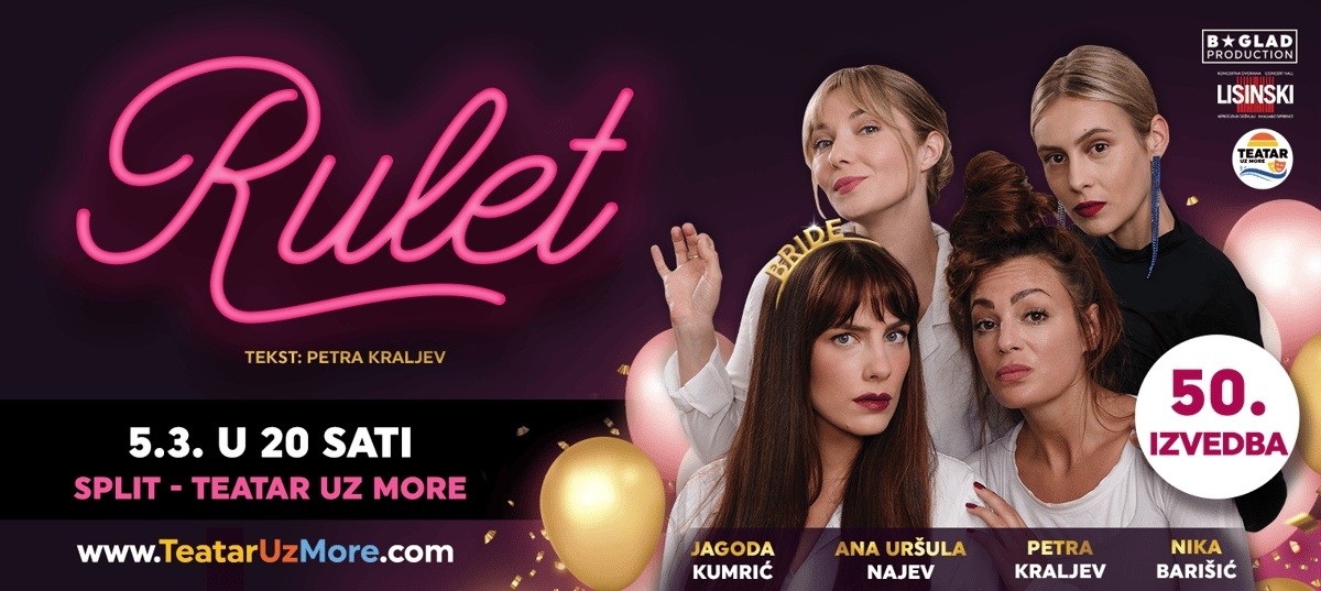 TEATAR UZ MORE: Vraća se komedija 'Rulet'
