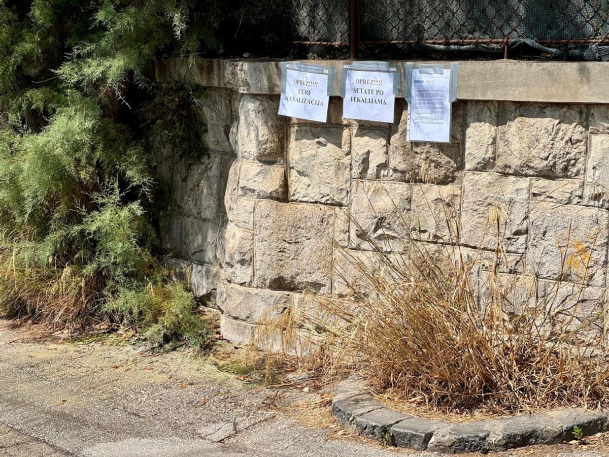 Natpisi o fekalijama na Zenti | foto: Veljko Martinović