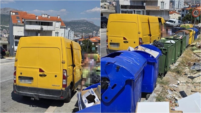 Splićanin fotografirao kako odlažu otpad, pa zaradio prijetnje