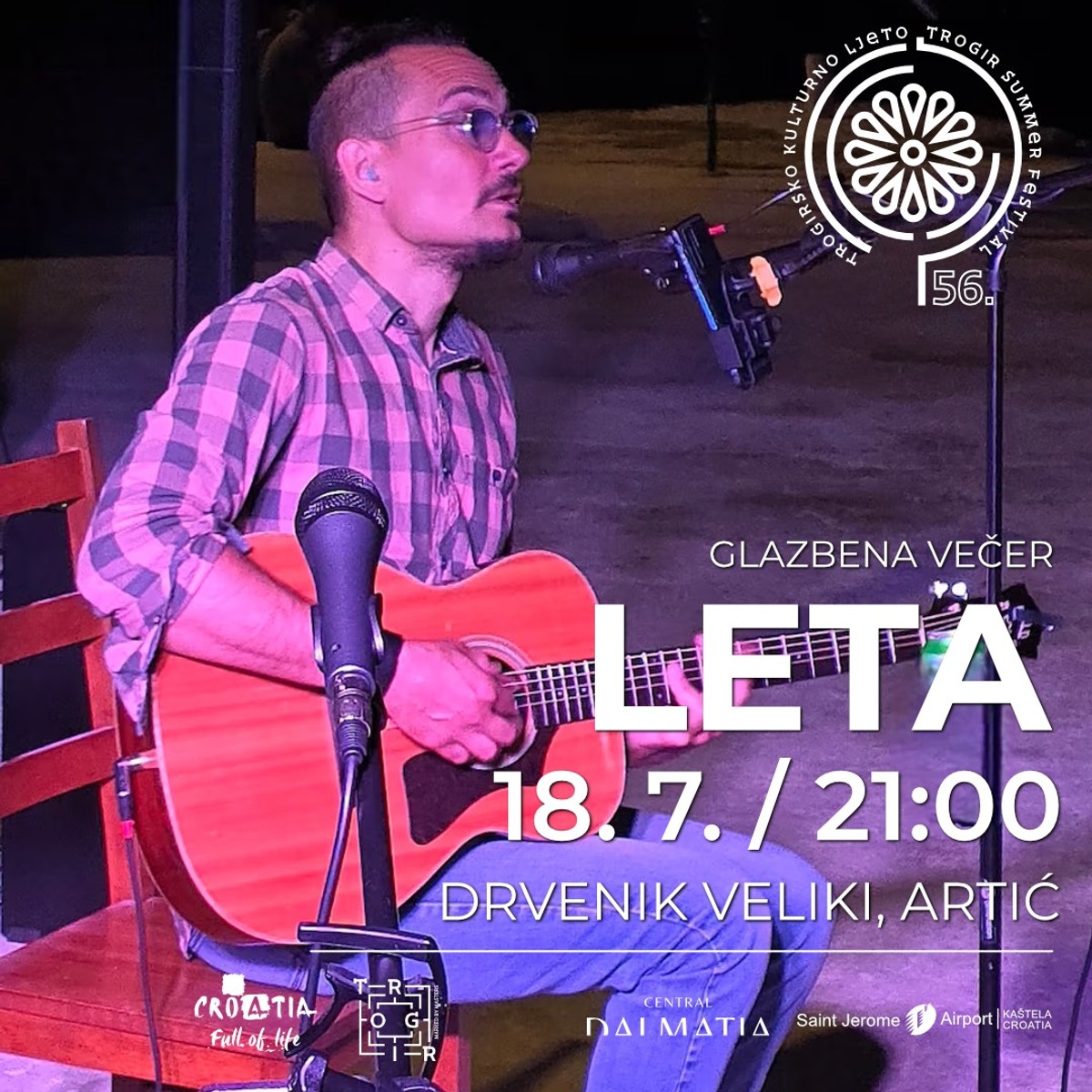 56. Trogirsko kulturno ljeto nastavlja u velikom stilu – stiže Enis Bešlagić, Matija Cvek, Splicka scena i Trogirski kanti