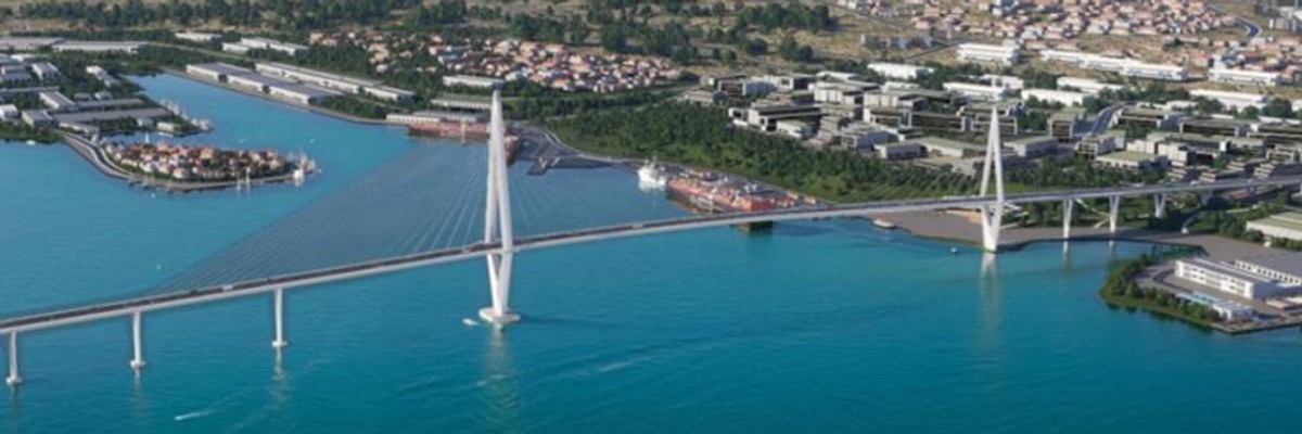 FOTO Odabran pobjednički rad za most preko Kaštelanskog zaljeva: Procijenjeni troškovi izgradnje su 223 milijuna eura