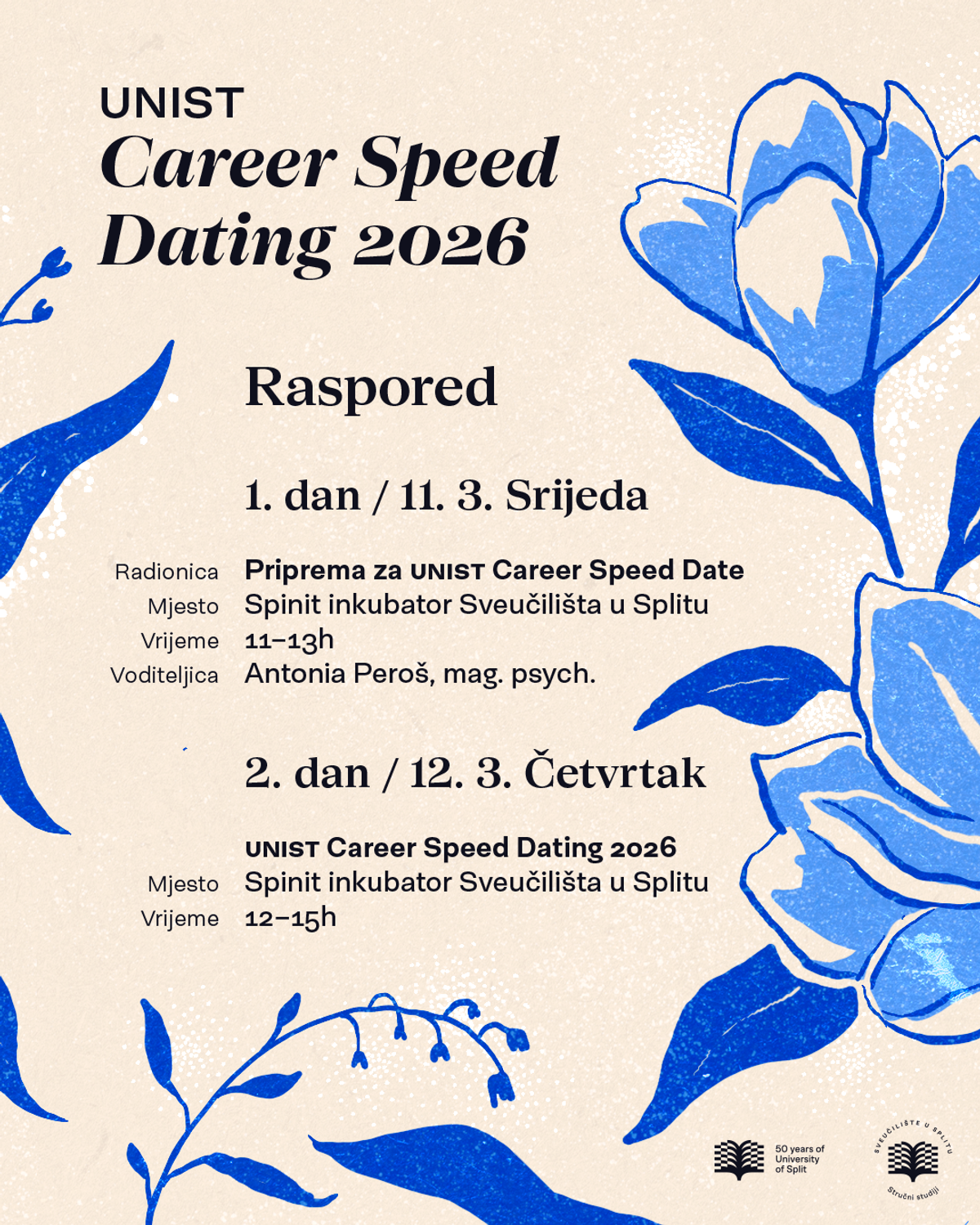 PRILIKA ZA PRAKSU I POSAO: 18 poslodavaca na novom UNIST Career Speed Datingu