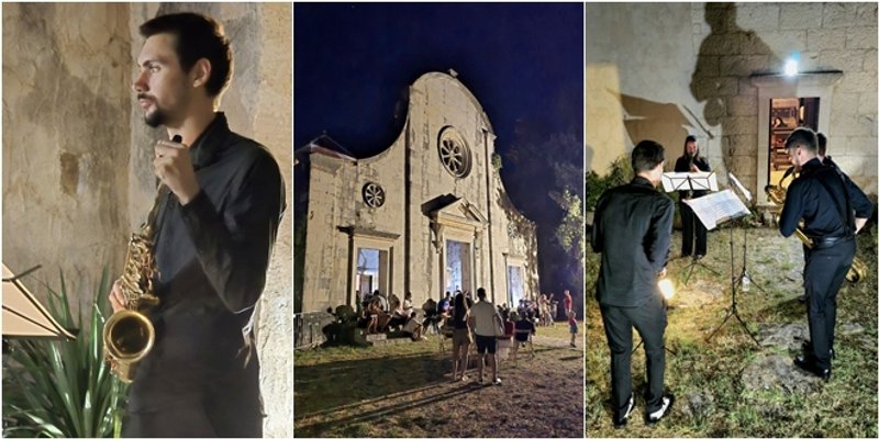 DRVENIŠKO KULTURNO LJETO Održan koncert kvarteta saksofona DEOZ