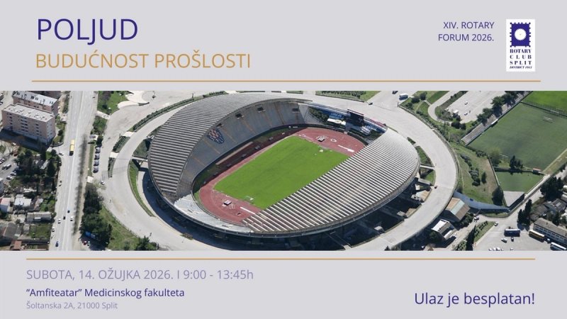 Budućnost Poljuda tema 14. Rotary Foruma u Splitu