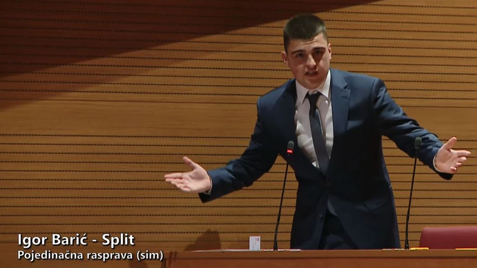 VIDEO Splitski učenik u Saboru održao govor koji nije prijavio: 'Ova strategija je kao auto bez motora'