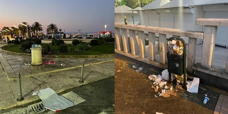 RAZGLEDNICA IZ SPLITA Riva zatrpana smećem