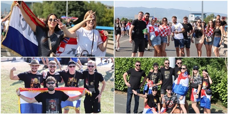 VELIKA FOTOGALERIJA Thompsonovi fanovi 'okupirali' Zagreb, uhvatili smo zanimljive detalje