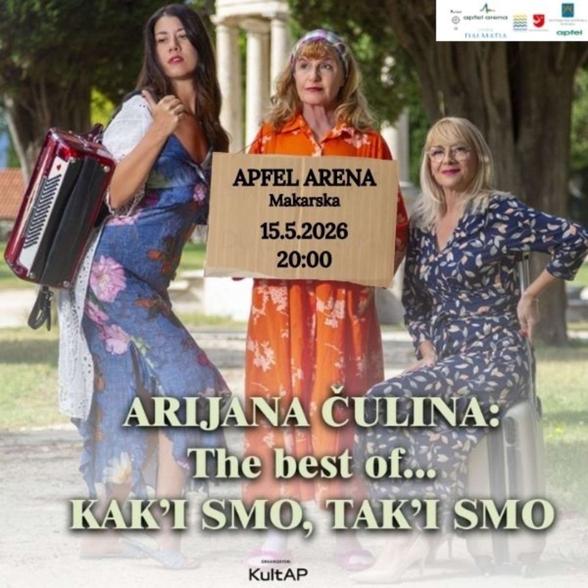 KAK'I SMO, TAK'I SMO Predstava Arijane Čuline u Apfel Areni