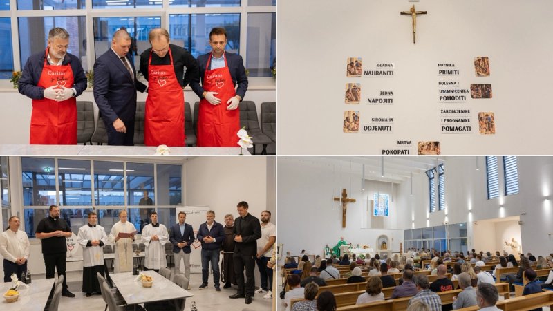 U Trogiru otvoreno novo Caritasovo blagovalište