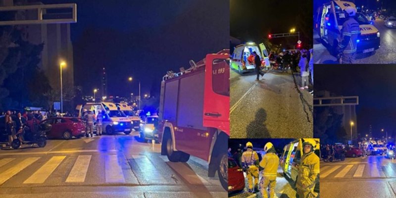 Teška nesreća na Ravnim njivama, dvoje prevezeno u bolnicu
