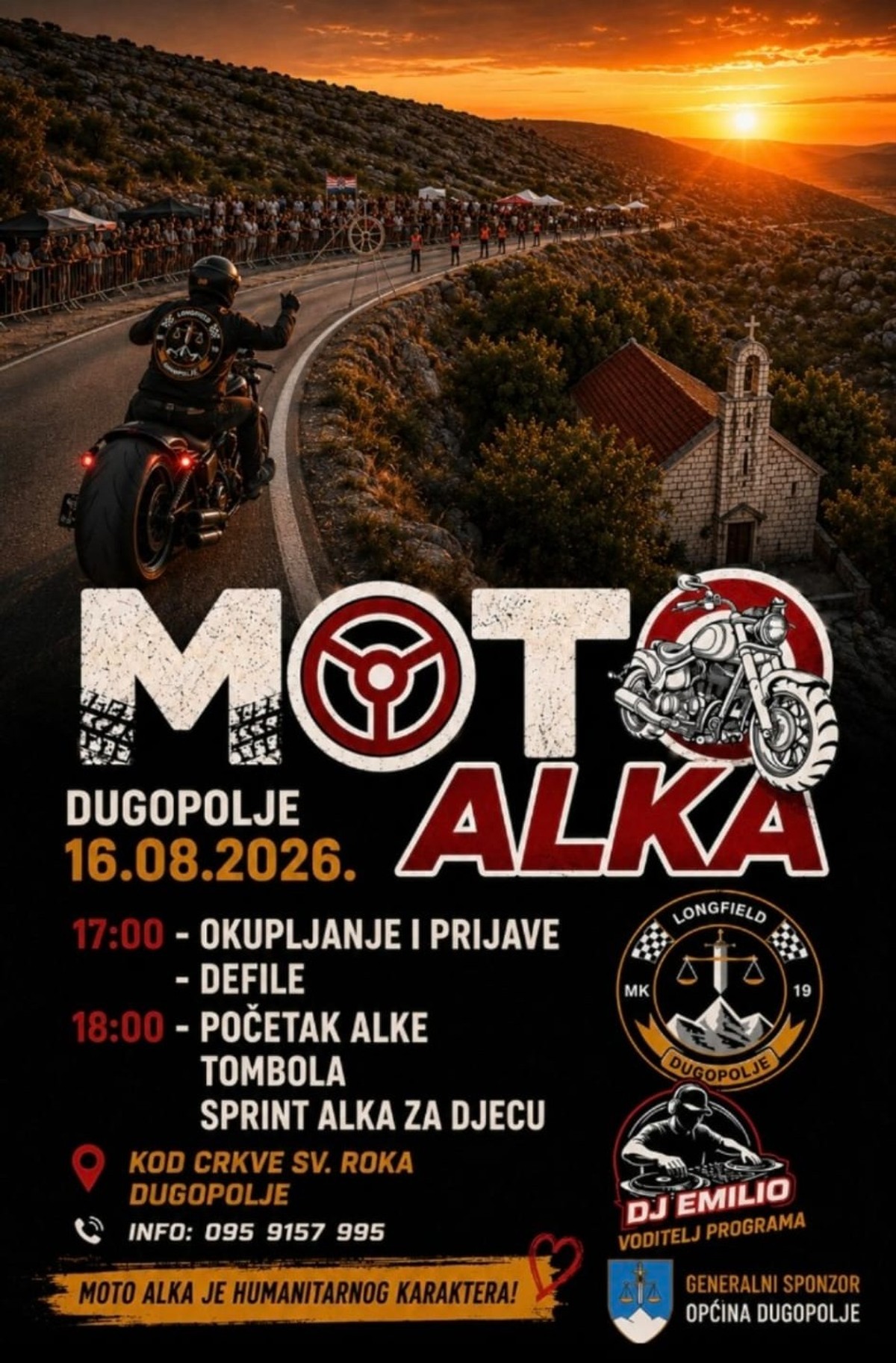 Niz događanja povodom sv. Roka, među njima i 'Moto alka'
