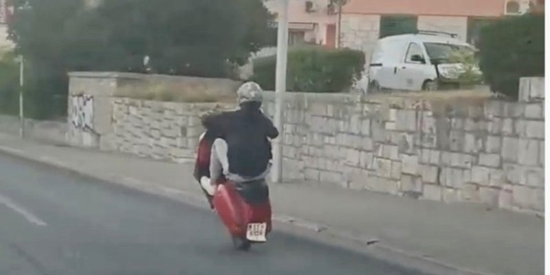 PROMETNI BISER Kada precijeniš svoje akrobatske sposobnosti i poljubiš asfalt