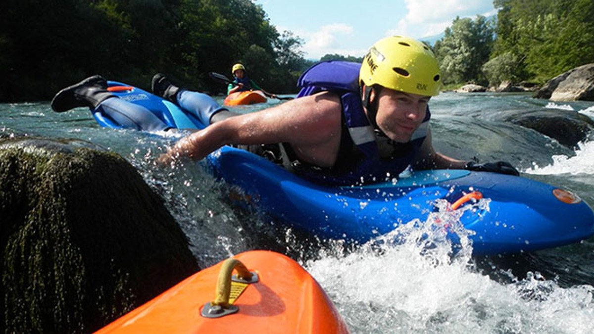 Adrenalin vodenog svijeta - Spust na trbuhu