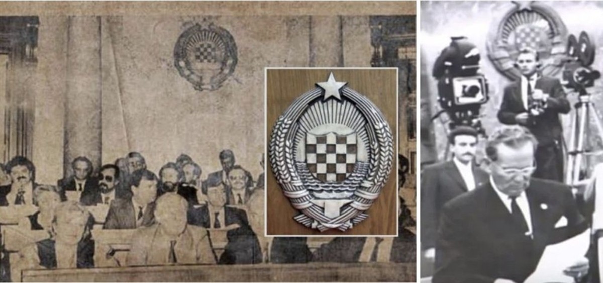 POVJESNIČAR PITA POLITIČARKU: Saborska zastupnice, kako objašnjavate hrvatski grb s prvim bijelim poljem kraj Tita i prvim crvenim uz Pavelića?