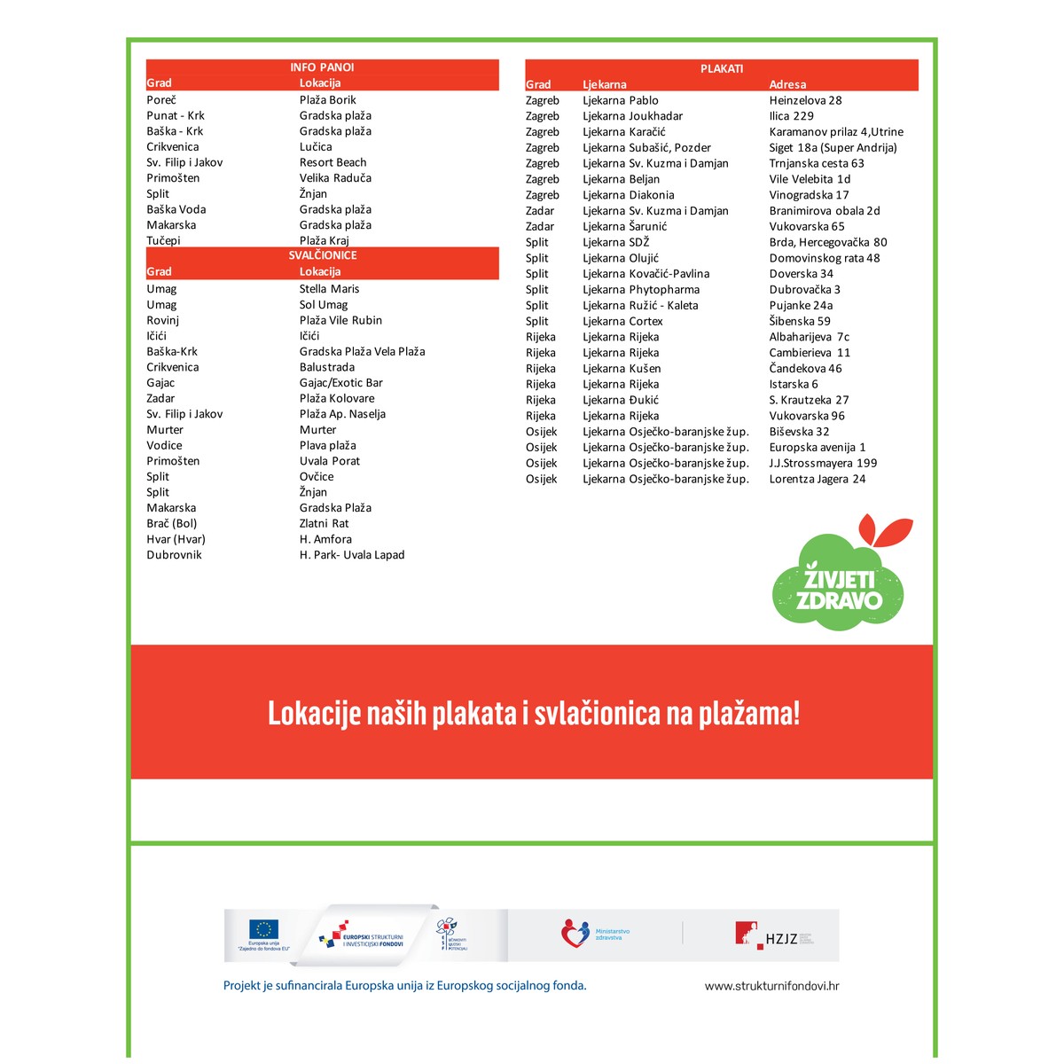 NEMA MAŽENJA BEZ PAŽENJA Od sutra kreće javnozdravstvena kampanja