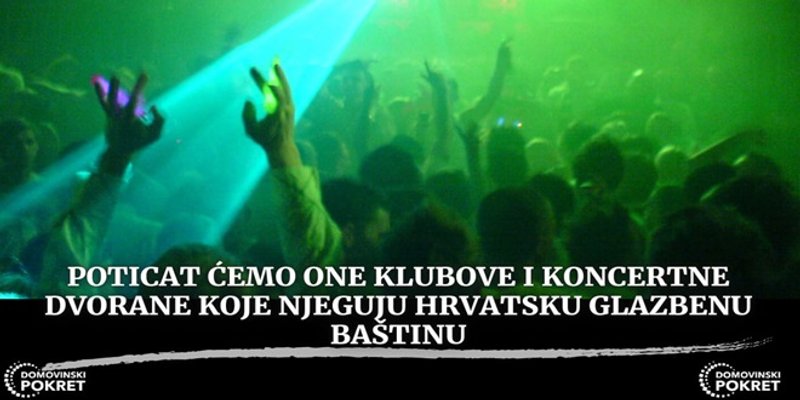 DP: Poticat ćemo one klubove i koncertne dvorane koje njeguju hrvatsku glazbenu baštinu