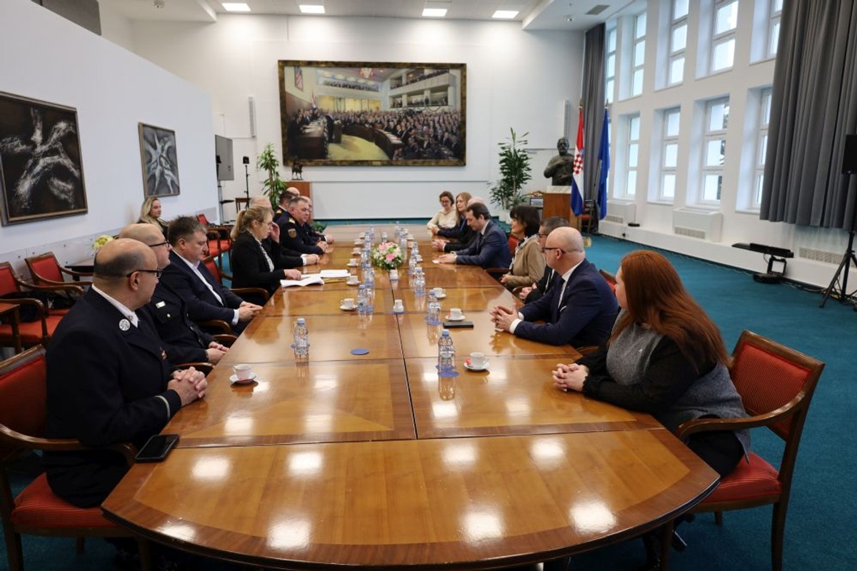 Svečani prijem u Hrvatskom saboru međunarodnih vatrogasnih organizacija | foto: HVZ