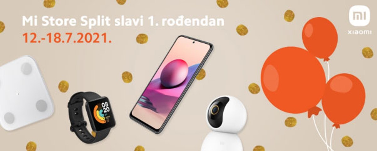 Xiaomi slavi prvi rođendan Mi Storea u Splitu