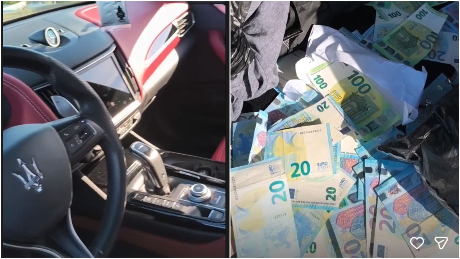 Vuco se hvali Maseratijem i punim prtljažnikom novca