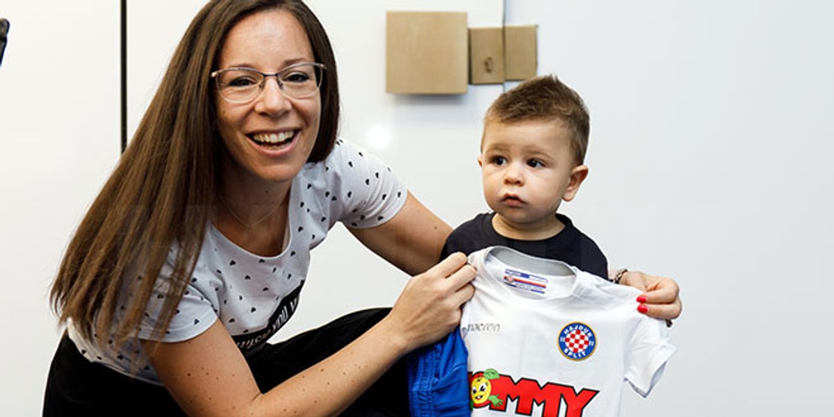 Hajduk ugostio malog Tomu, zvijezdu fotografije koja je obišla svijet