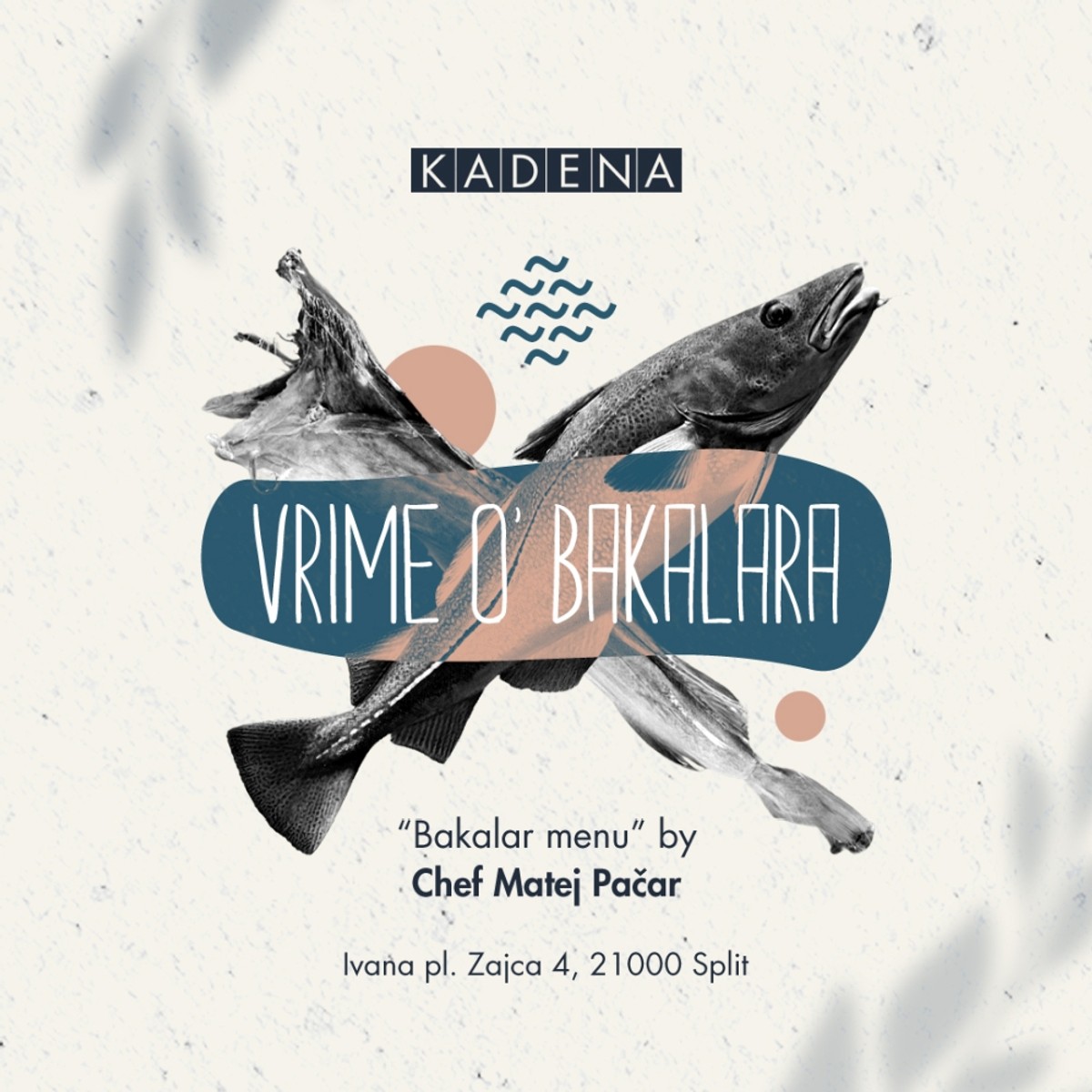 Ovog vikenda Kadena otvara prosinac uz manifestaciju 'Vrime o' bakalara' i trodnevni nastup muške klape 'Filip Dević'