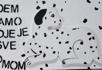 BLACK & WHITE DALMATIAN DOG NIGHT Iduće srijede u Makarskoj