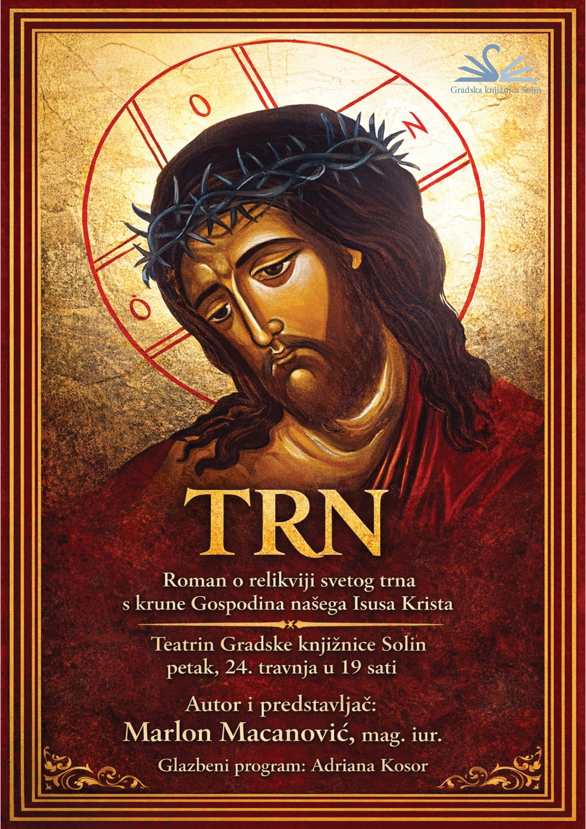 Predstavljanje romana 'Trn' u Gradskoj knjižnici Solin