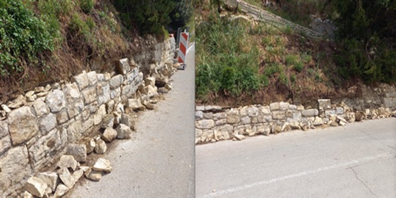 Urušeni zidovi prijete na Meštrovićevom šetalištu