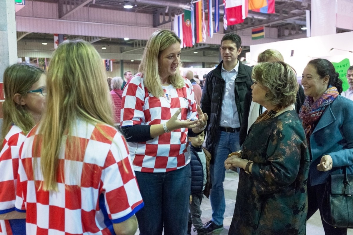 Hrvatski štand u Luksemburgu | Foto: HDL i Ivan Radman