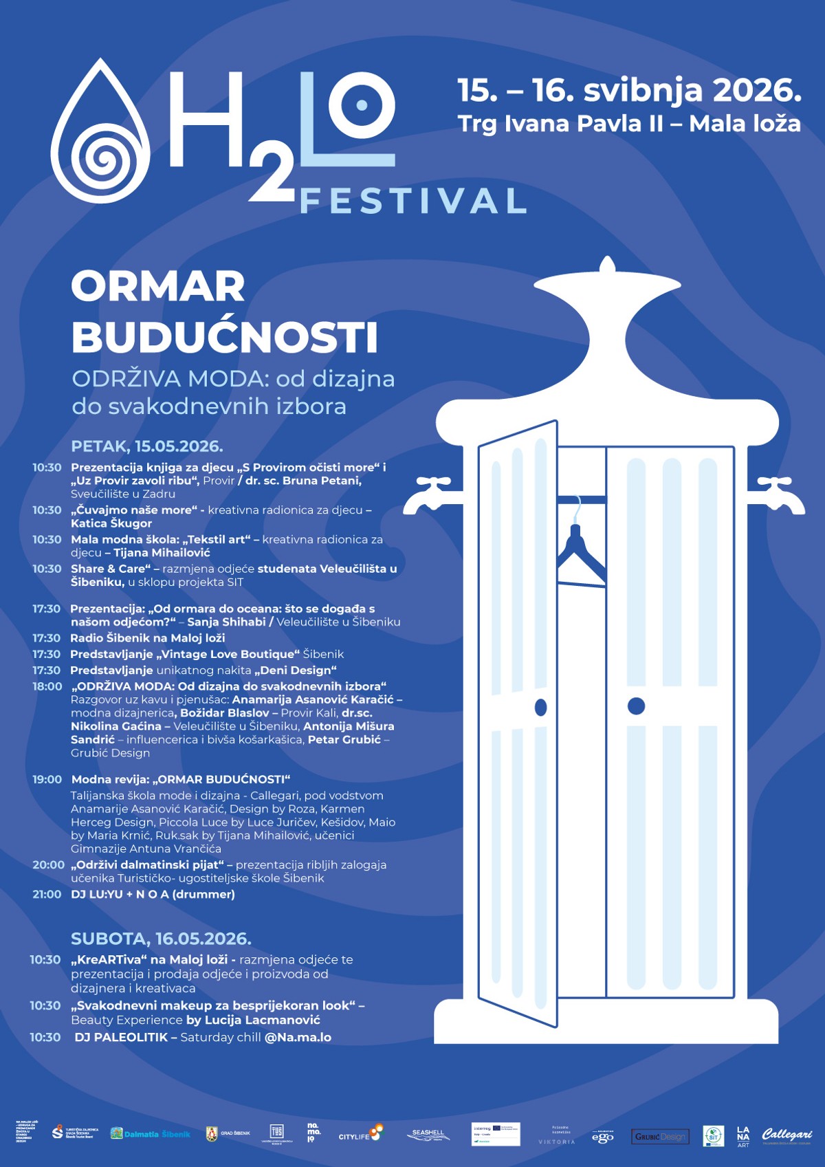 Šibenik postaje pozornica održive mode: Peti H2LO festival bavi se modnom industrijom, a svi su sadržaji za posjetitelje besplatni