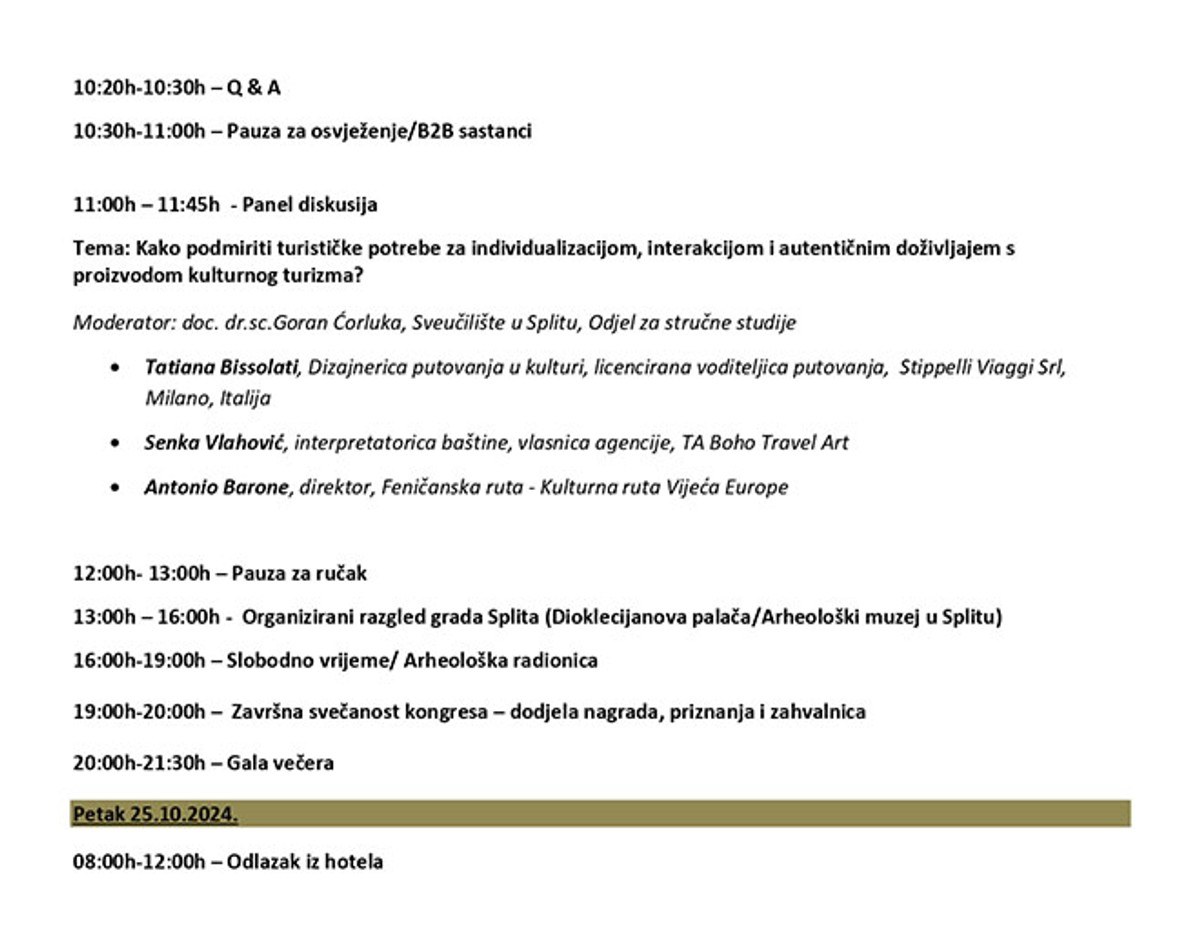 KONGRES POVIJESNIH GRADOVA 'Pozicionira nas na međunarodnoj mapi destinacija kulturnog turizma'