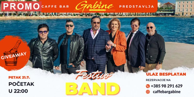 Festivo Band ponovno stiže na Gabine i pripremaju nevjerojatan koncert!