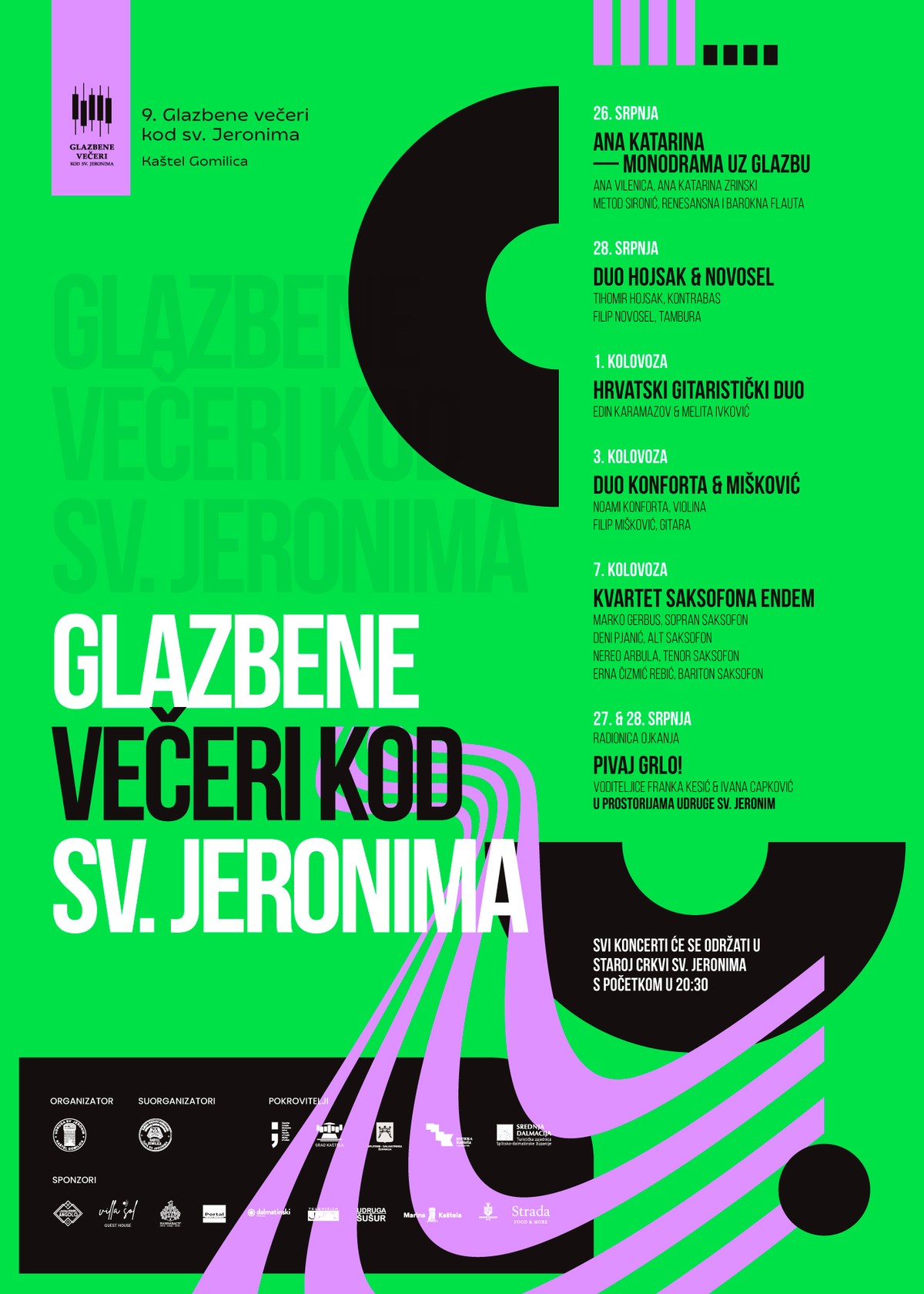 Uskoro kreće festival Glazbene večeri kod sv. Jeronima 2026.