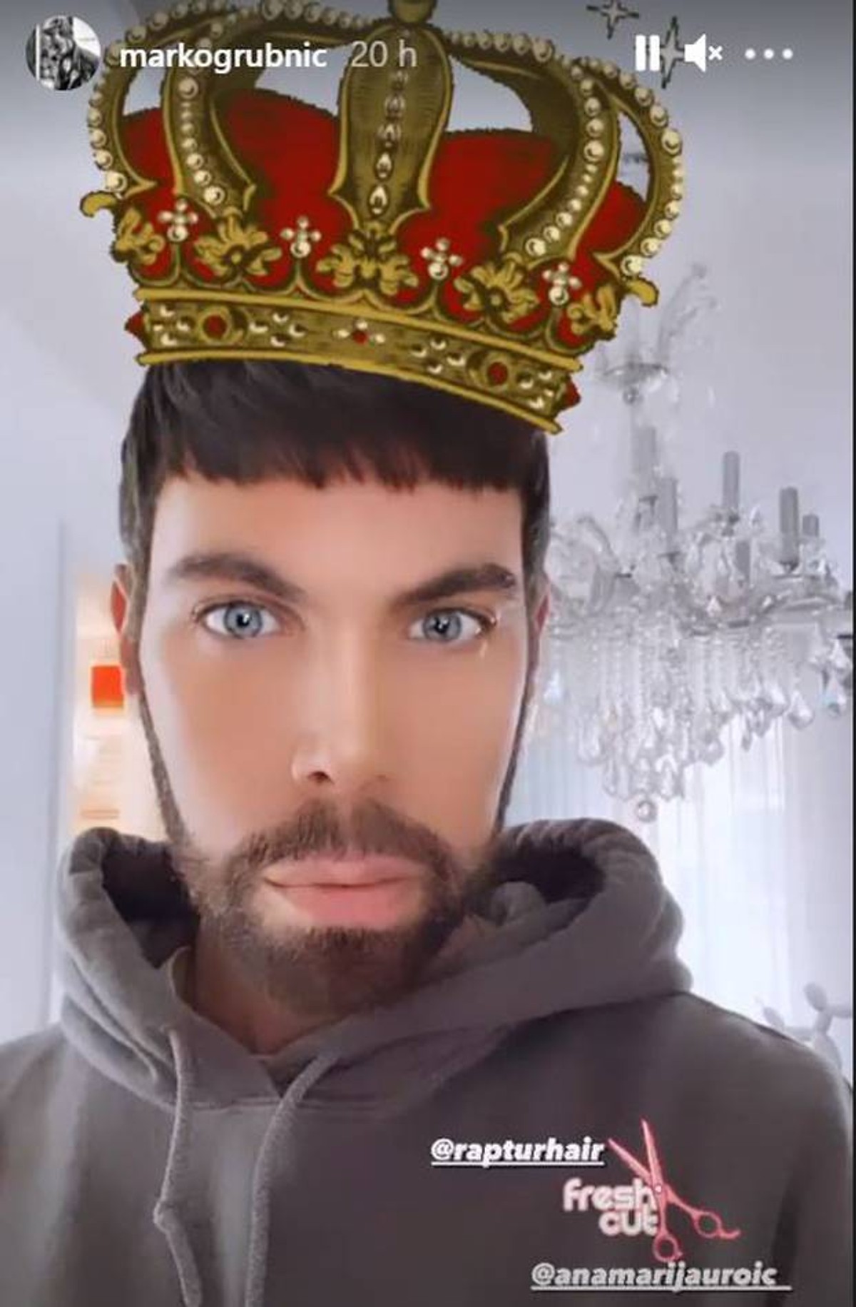 MARKO GRUBNIĆ Ošišao si franzete i pohvalio se novom frizurom